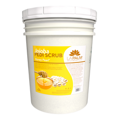 La Palm Jojoba Pedi Scrub Honey Pearl Bucket