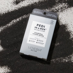 VOESH® Pedi in a Box Deluxe 4 Step Charcoal Power Detox