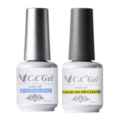 CnC Gel & Top Base Duo 0.5oz