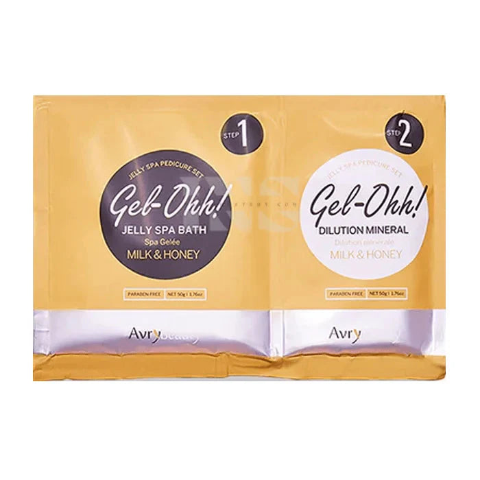 GEL-OHH! Jelly Spa Pedi Milk & Honey 30/Box