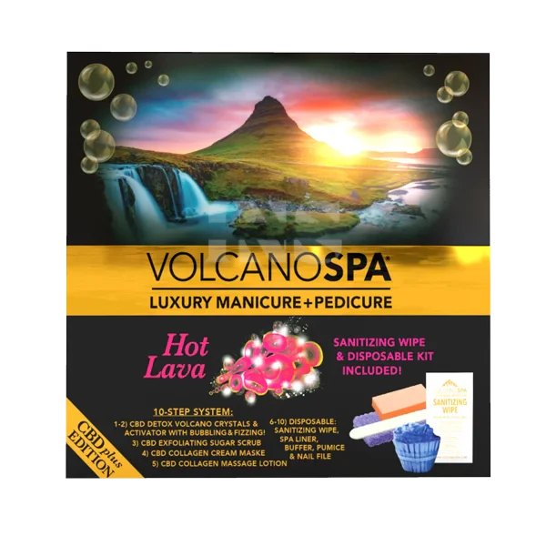 LA PALM Volcano Spa 10 Steps - Hot Lava